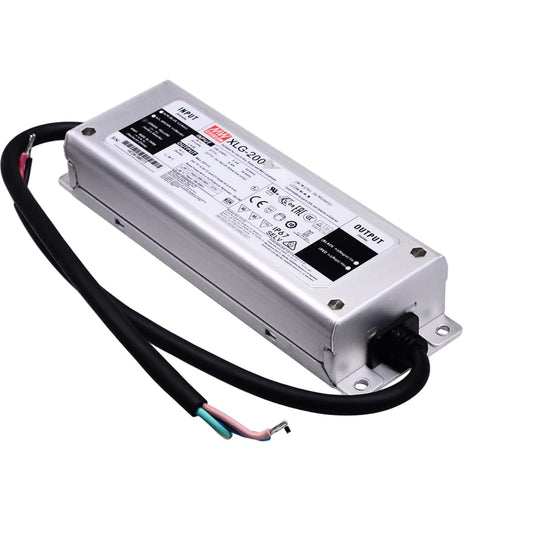 Meanwell XLG-200-12 LED Power Supply CC+CV 192W 12VDC 16A IP67 Metal Housing