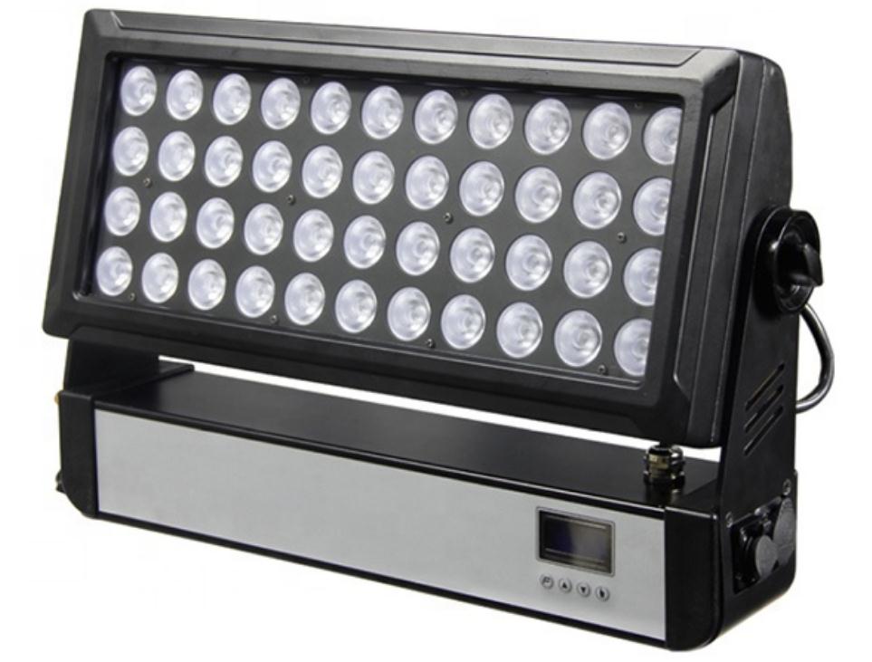 NovaBright NB-450WT IP65 impermeable al aire libre 450W Luz de lavado LED 44*10W RGBW 4 en 1 ángulo de haz de 25,35,45 grados DMX 