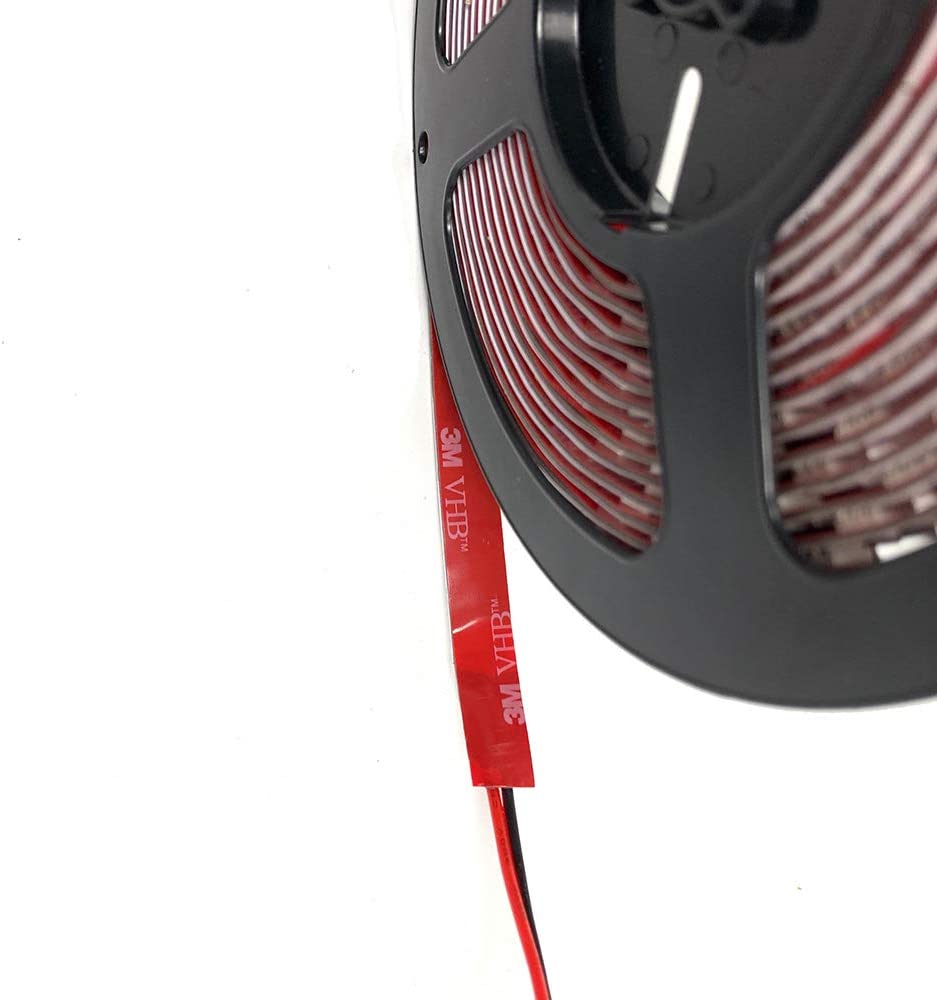 Nova Bright - Tiras de luces LED de grado comercial - Iluminación de cinta flexible fácil de instalar con tiras adhesivas profesionales 3M - Regulable - No resistente al agua - Certificado UL - 300 LED - 24 V CC - Luz blanca diurna 