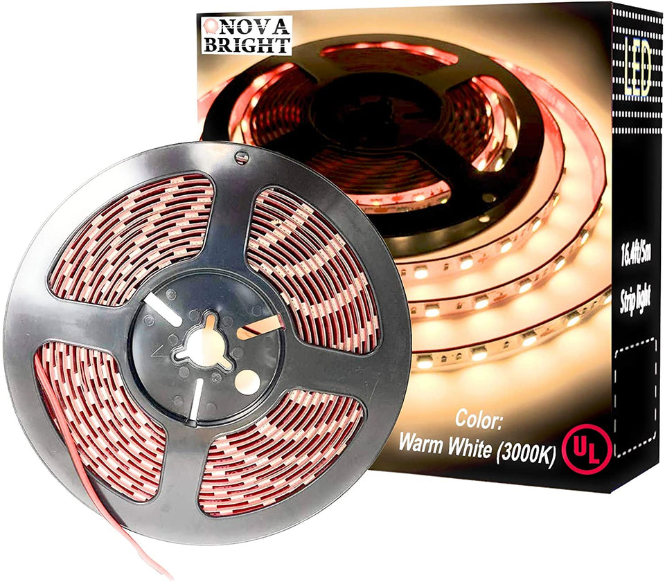 Nova Bright - Commercial-Grade LED Strip Lights - Easy to Install Flex ...