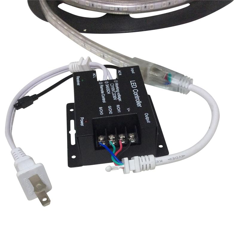 BT-120V Rope Light Remote Control AC 110-240V 1500W Wireless Music