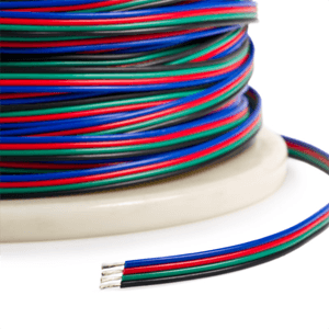 LED Strip Accessories ~ RGB LED Strip Accessories ~ RGB LED Connectors - RGB Color Changing Wire