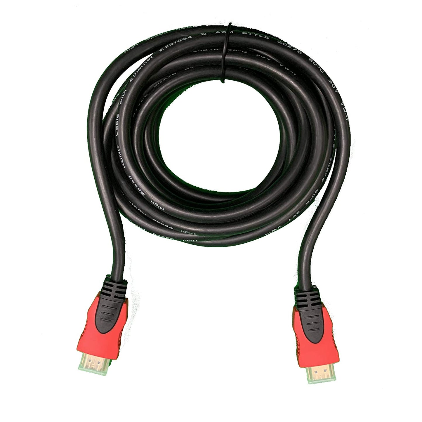 Photon Cable Cable HDMI ultrarrápido de 12 pies chapado en oro 14,3 gbps 1080p 3D 4kx2k resolución máxima Cable HDMI de 12 pies - HDMI 2.0 conectores chapados en oro 3D para consolas de juegos, televisores, DVD, más 