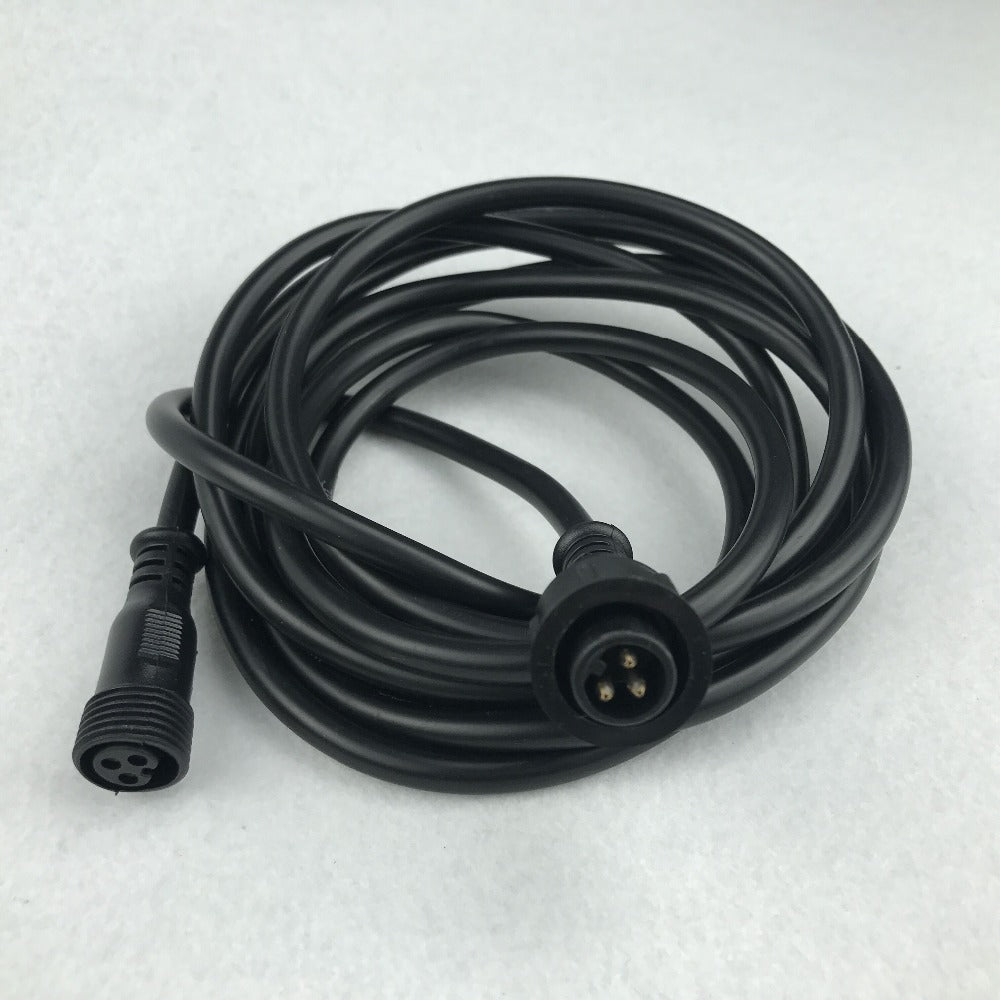 DMX Extension BLACK 3M (10feet) 3 Core waterproof extension cable